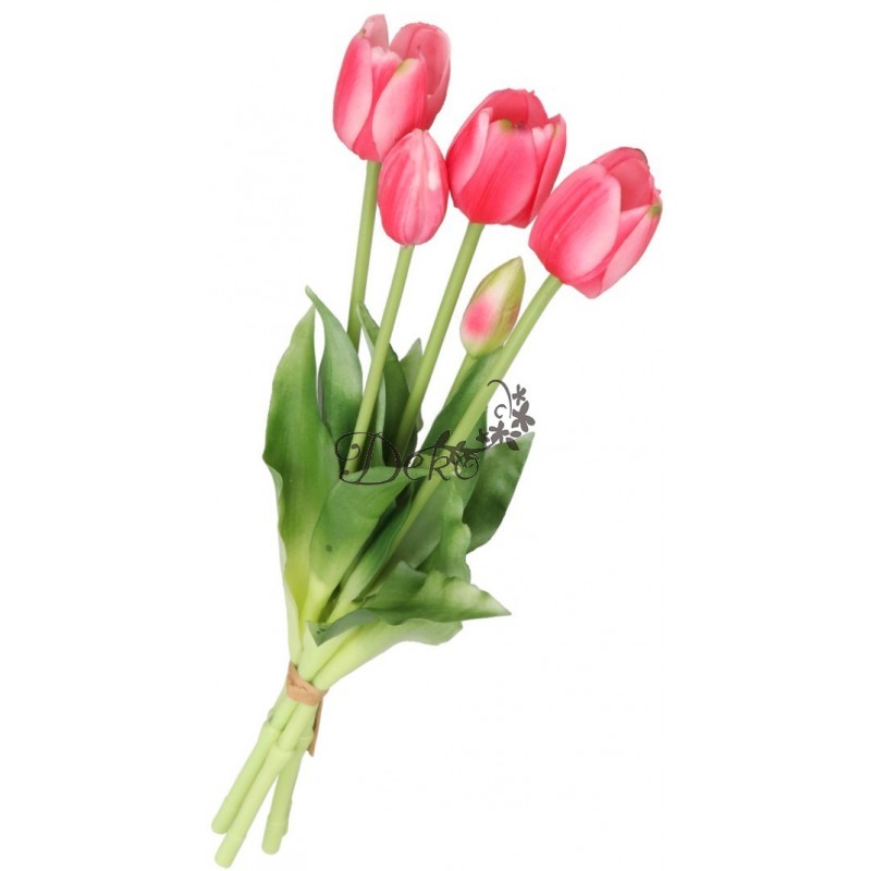 TULIPANY BUKIET TULIPANÓW GUMOWANE GUMOWE SILIKONOWE JAK ŻYWE