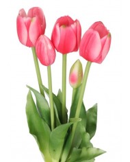 TULIPANY BUKIET TULIPANÓW GUMOWANE GUMOWE SILIKONOWE JAK ŻYWE