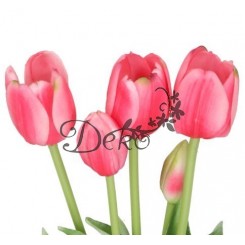 TULIPANY BUKIET TULIPANÓW GUMOWANE GUMOWE SILIKONOWE JAK ŻYWE