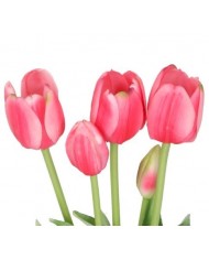 TULIPANY BUKIET TULIPANÓW GUMOWANE GUMOWE SILIKONOWE JAK ŻYWE