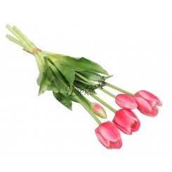 TULIPANY BUKIET TULIPANÓW GUMOWANE GUMOWE SILIKONOWE JAK ŻYWE