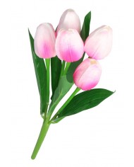 TULIPANY BUKIET TULIPANÓW GUMOWANE GUMOWE SILIKONOWE JAK ŻYWE