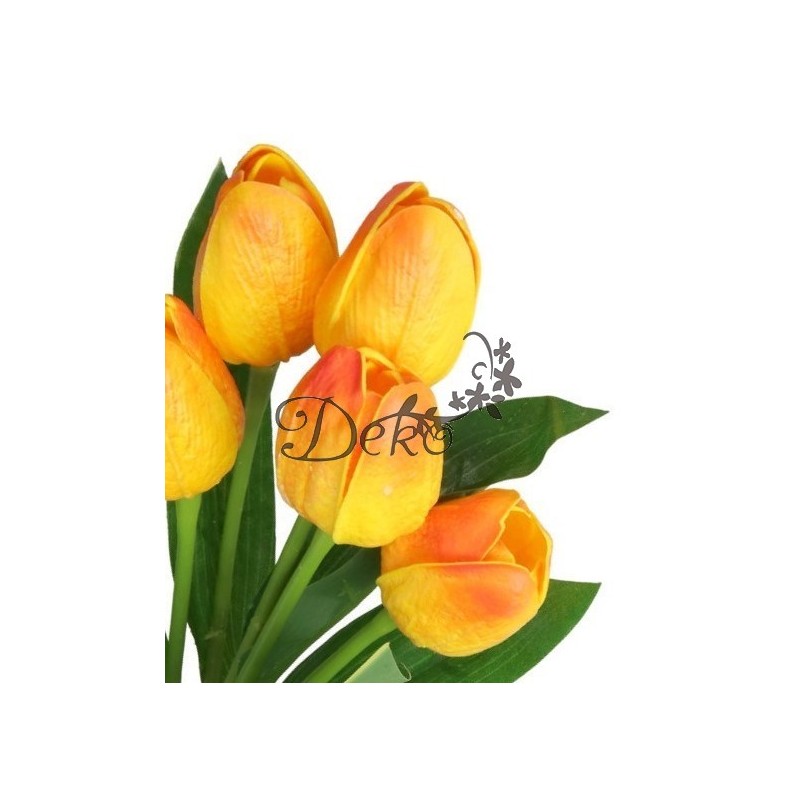 TULIPANY BUKIET TULIPANÓW GUMOWANE GUMOWE SILIKONOWE JAK ŻYWE