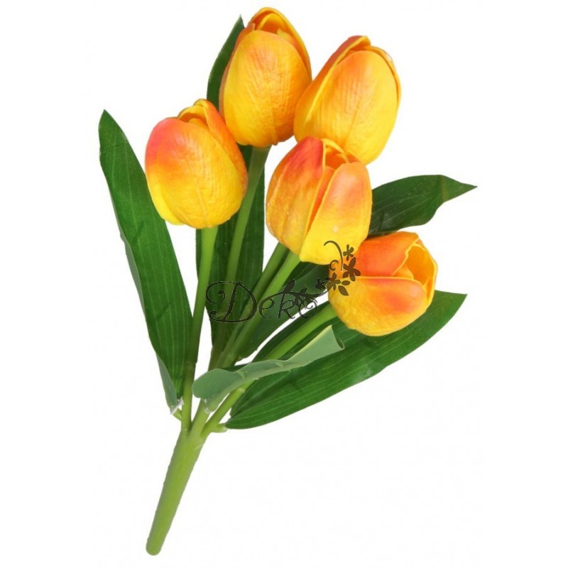 TULIPANY BUKIET TULIPANÓW GUMOWANE GUMOWE SILIKONOWE JAK ŻYWE