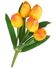 TULIPANY BUKIET TULIPANÓW GUMOWANE GUMOWE SILIKONOWE JAK ŻYWE