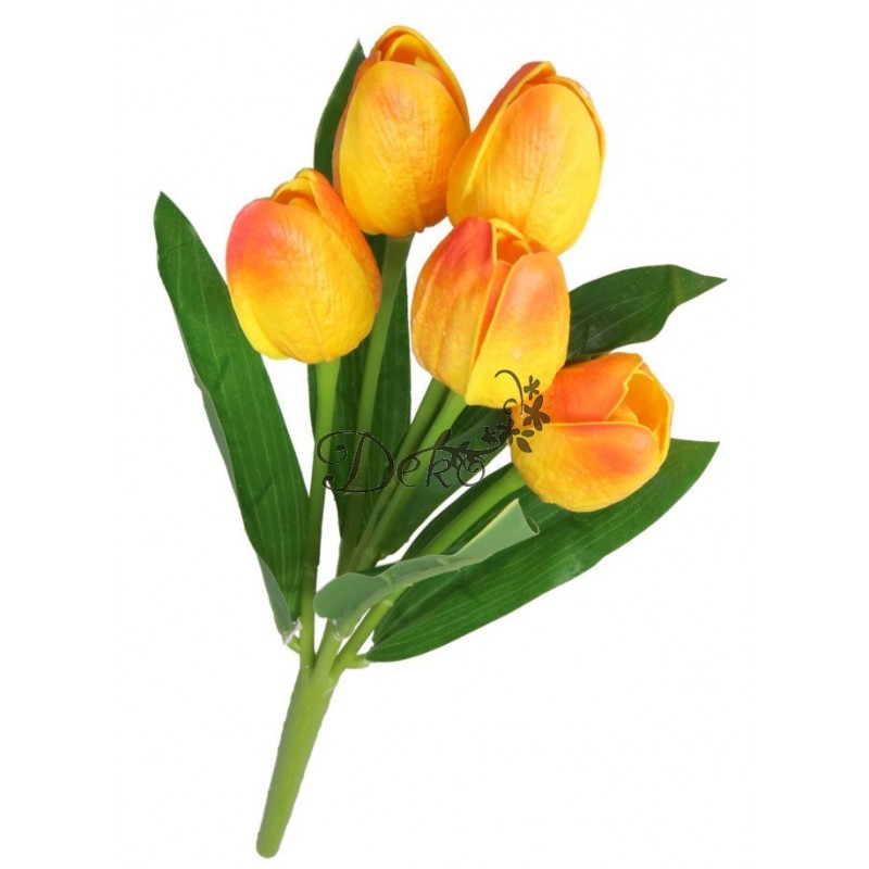 TULIPANY BUKIET TULIPANÓW GUMOWANE GUMOWE SILIKONOWE JAK ŻYWE