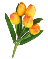 TULIPANY BUKIET TULIPANÓW GUMOWANE GUMOWE SILIKONOWE JAK ŻYWE