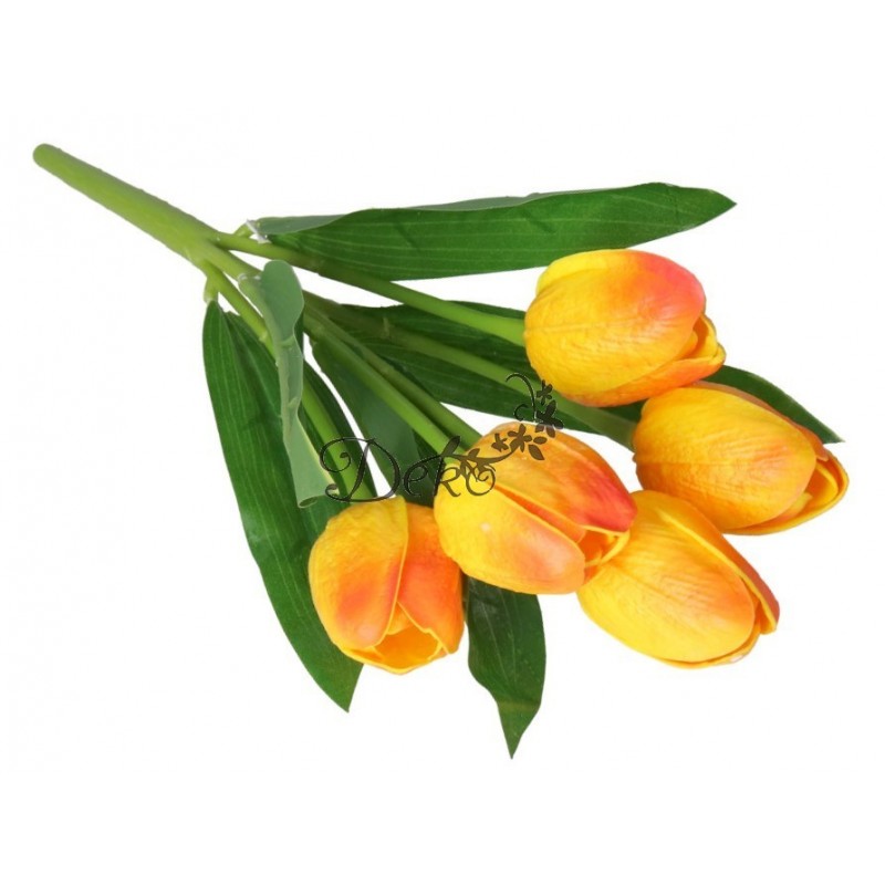 TULIPANY BUKIET TULIPANÓW GUMOWANE GUMOWE SILIKONOWE JAK ŻYWE