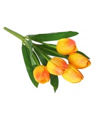 TULIPANY BUKIET TULIPANÓW GUMOWANE GUMOWE SILIKONOWE JAK ŻYWE