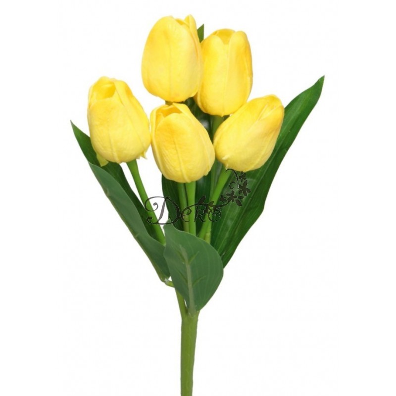 TULIPANY BUKIET TULIPANÓW GUMOWANE GUMOWE SILIKONOWE JAK ŻYWE