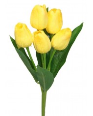 TULIPANY BUKIET TULIPANÓW GUMOWANE GUMOWE SILIKONOWE JAK ŻYWE