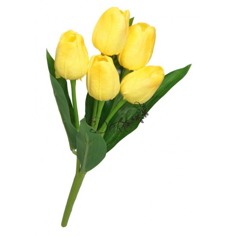 TULIPANY BUKIET TULIPANÓW GUMOWANE GUMOWE SILIKONOWE JAK ŻYWE