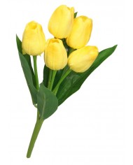 TULIPANY BUKIET TULIPANÓW GUMOWANE GUMOWE SILIKONOWE JAK ŻYWE