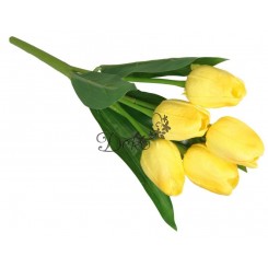 TULIPANY BUKIET TULIPANÓW GUMOWANE GUMOWE SILIKONOWE JAK ŻYWE