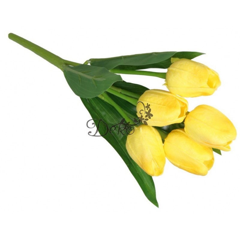 TULIPANY BUKIET TULIPANÓW GUMOWANE GUMOWE SILIKONOWE JAK ŻYWE