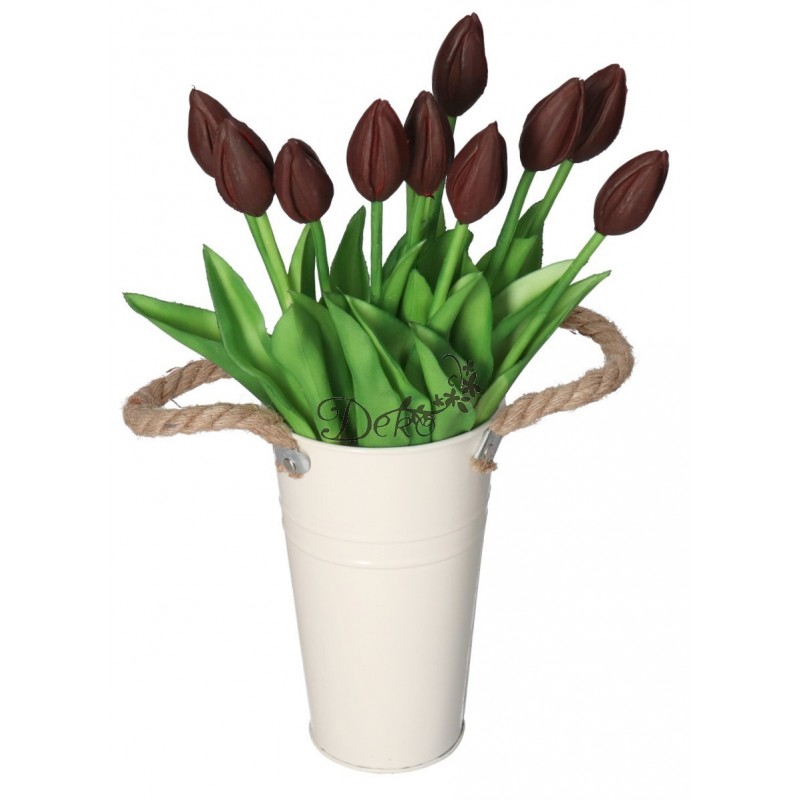 TULIPANY BUKIET TULIPANÓW GUMOWANE GUMOWE SILIKONOWE JAK ŻYWE