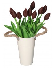 TULIPANY BUKIET TULIPANÓW GUMOWANE GUMOWE SILIKONOWE JAK ŻYWE