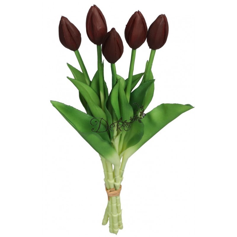 TULIPANY BUKIET TULIPANÓW GUMOWANE GUMOWE SILIKONOWE JAK ŻYWE