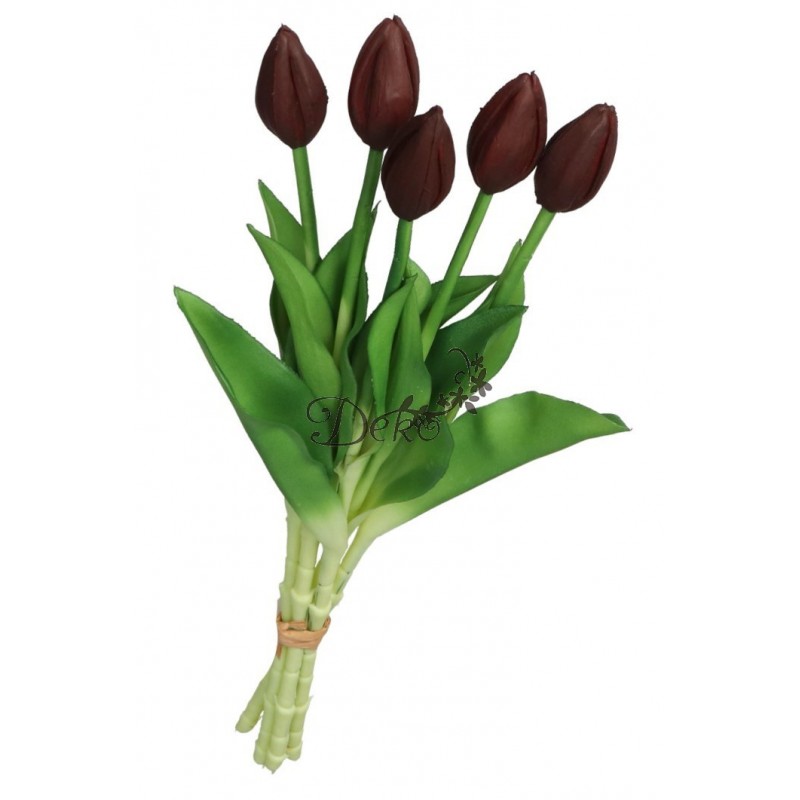 TULIPANY BUKIET TULIPANÓW GUMOWANE GUMOWE SILIKONOWE JAK ŻYWE