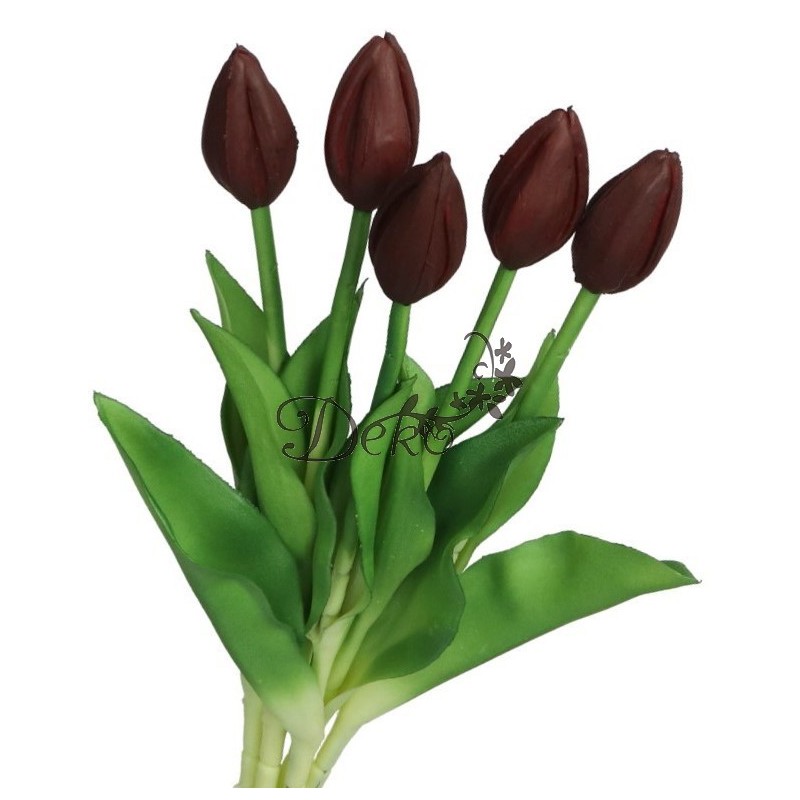 TULIPANY BUKIET TULIPANÓW GUMOWANE GUMOWE SILIKONOWE JAK ŻYWE