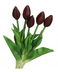TULIPANY BUKIET TULIPANÓW GUMOWANE GUMOWE SILIKONOWE JAK ŻYWE