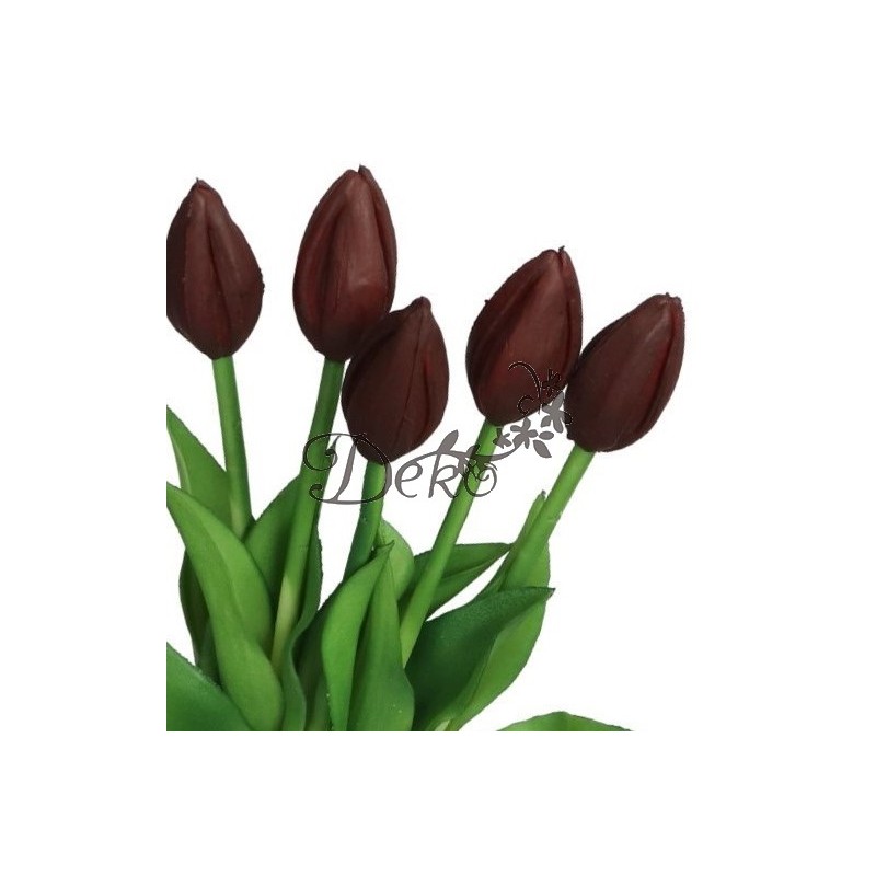 TULIPANY BUKIET TULIPANÓW GUMOWANE GUMOWE SILIKONOWE JAK ŻYWE