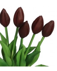 TULIPANY BUKIET TULIPANÓW GUMOWANE GUMOWE SILIKONOWE JAK ŻYWE