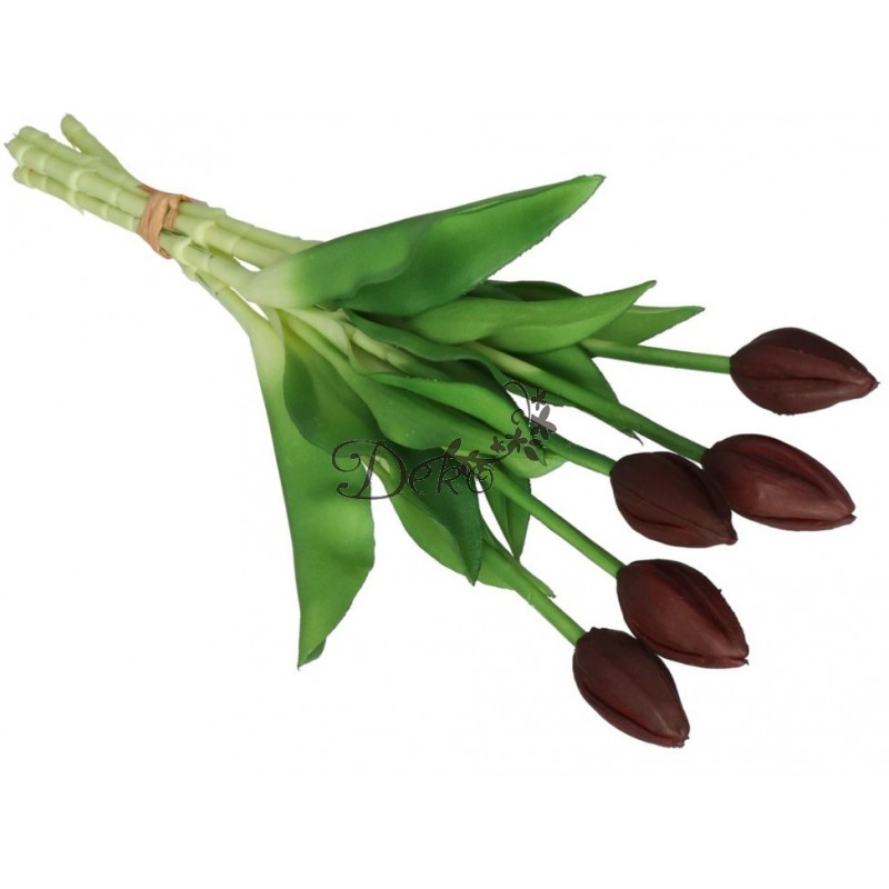 TULIPANY BUKIET TULIPANÓW GUMOWANE GUMOWE SILIKONOWE JAK ŻYWE