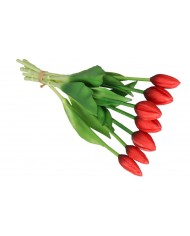 TULIPANY BUKIET TULIPANÓW GUMOWANE GUMOWE SILIKONOWE JAK ŻYWE 7SZT