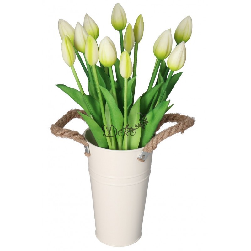 TULIPANY BUKIET TULIPANÓW GUMOWANE GUMOWE SILIKONOWE JAK ŻYWE 7SZT