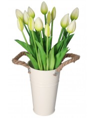 TULIPANY BUKIET TULIPANÓW GUMOWANE GUMOWE SILIKONOWE JAK ŻYWE 7SZT