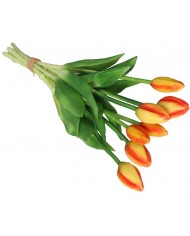 TULIPANY BUKIET TULIPANÓW GUMOWANE GUMOWE SILIKONOWE JAK ŻYWE 7SZT