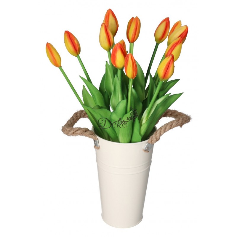 TULIPANY BUKIET TULIPANÓW GUMOWANE GUMOWE SILIKONOWE JAK ŻYWE 7SZT