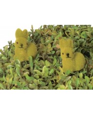 ZAJĄC ZAJĄCZEK WIELKANOCNY ZAJACZKI 3SZT FIGURKA