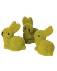 ZAJĄC ZAJĄCZEK WIELKANOCNY ZAJACZKI 3SZT FIGURKA