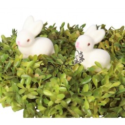 ZAJĄC ZAJĄCZEK WIELKANOCNY ZAJACZKI 3SZT FIGURKA