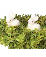 ZAJĄC ZAJĄCZEK WIELKANOCNY ZAJACZKI 3SZT FIGURKA