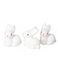ZAJĄC ZAJĄCZEK WIELKANOCNY ZAJACZKI 3SZT FIGURKA