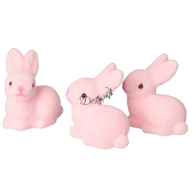 ZAJĄC ZAJĄCZEK WIELKANOCNY FIGURKA ZAJĄCZKI 3SZT