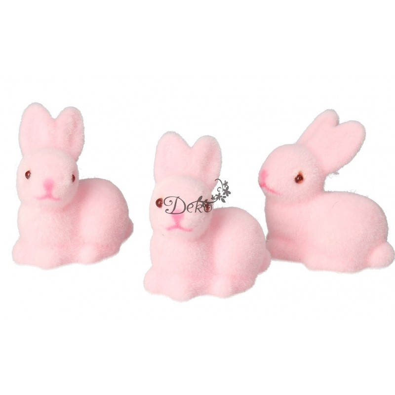 ZAJĄC ZAJĄCZEK WIELKANOCNY FIGURKA ZAJĄCZKI 3SZT