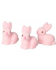 ZAJĄC ZAJĄCZEK WIELKANOCNY FIGURKA ZAJĄCZKI 3SZT