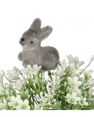 ZAJĄC ZAJĄCZEK WIELKANOCNY FLOKOWANY FIGURKA PIK
