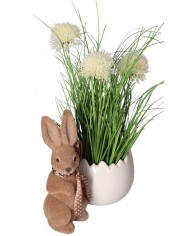 ZAJĄC ZAJĄCZEK WIELKANOCNY FIGURKA OZDOBA STROIK