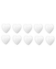 SERCE STYROPIANOWE 8 CM SERCA STYROPIANOWE 10 SZT