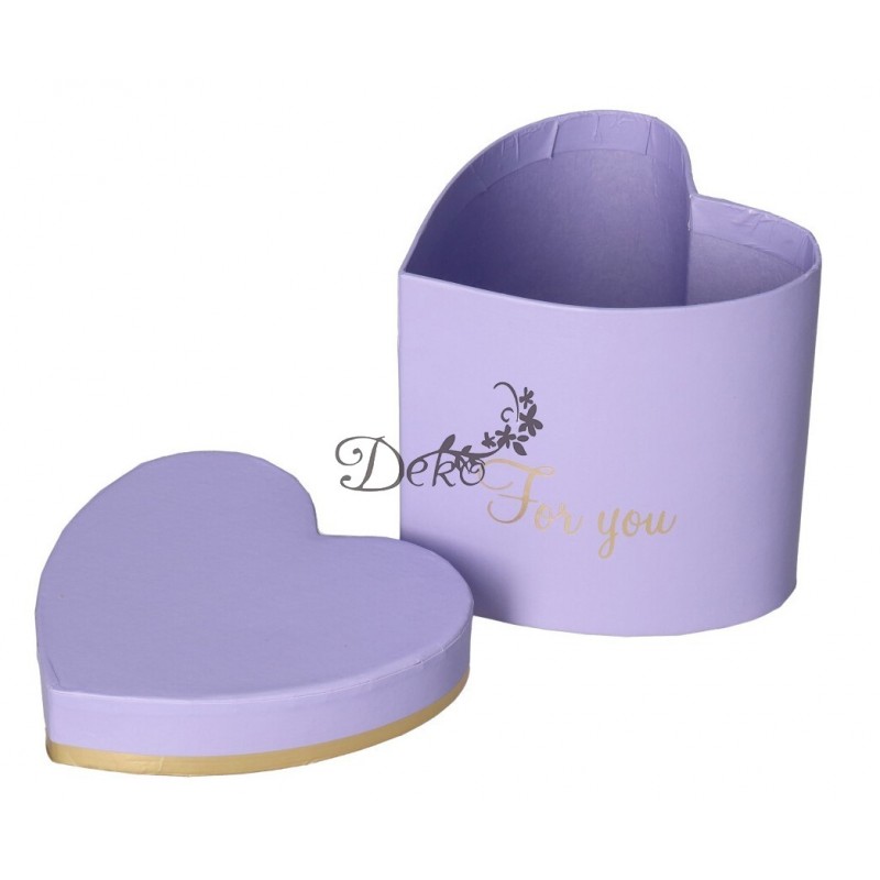 FLOWER BOX PUDEŁKO NA KWIATY SERCE DEKORACJE