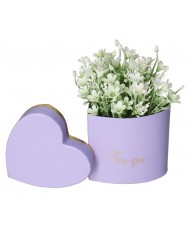 FLOWER BOX PUDEŁKO NA KWIATY SERCE DEKORACJE