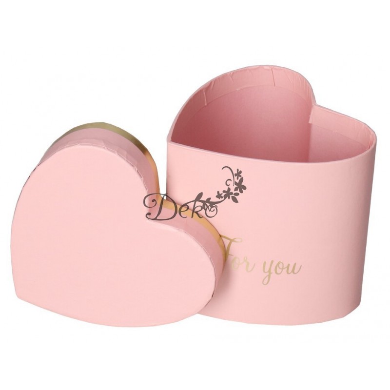 FLOWER BOX PUDEŁKO NA KWIATY SERCE DEKORACJE