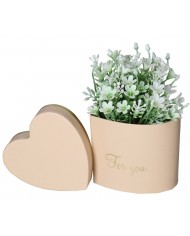 FLOWER BOX PUDEŁKO NA KWIATY SERCE DEKORACJE