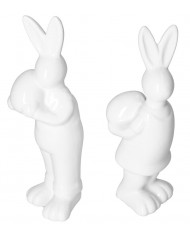 ZAJĄC ZAJĄCZEK CERAMICZNY WIELKANOCNY FIGURKA