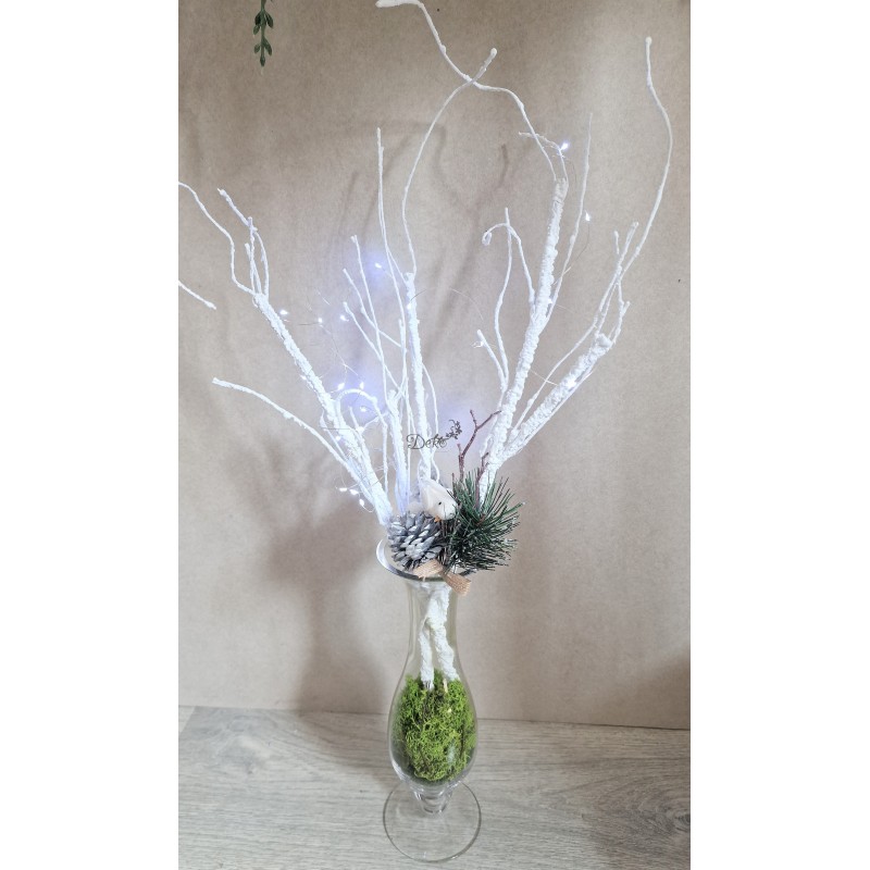 KORZEŃ SZTUCZNY PIANKOWY GAŁĄZKA DEKORACYJNA 80CM